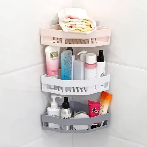 Bathroom Corner Shelf Organize