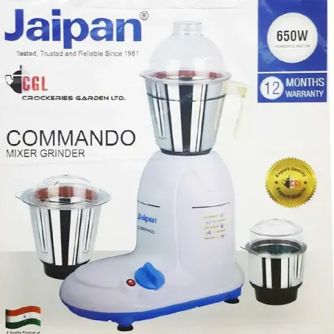 Jaipan Mixer Grinder Blender Commando 650W — Jaipan
