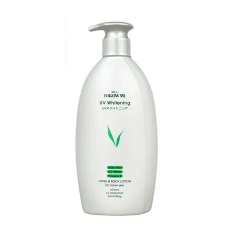 Follow Me UV Whitening Aloe Vera UV White Vitamin E Hand & Body Lotion 400ml — FOLLOW ME body care product
