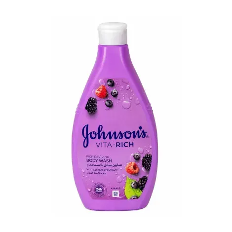 Johnson's Vita Rich With Raspberry Extract Replenishing Body Wash 400ml — JOHNSON'S body care product