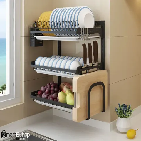Wall Mounted Dish Drying Rack