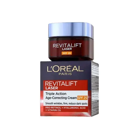 L'Oreal Revitalift Laser Triple Action Age - Correcting Spf25 Cream 50ml — LOREAL sunscreen