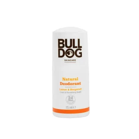 Bulldog Natural Lemon and Bergamot Deodorant 75ml — BULL DOG fragrance
