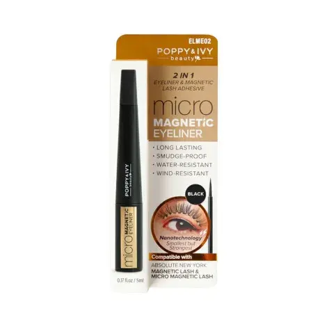Absolute Newyork 2 in 1 Eyeliner & Magnetic Lash Adhesive - ELME02 Black — ABSOLUTE NEW YORK makeup product