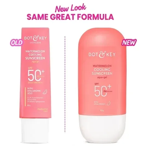 Dot & Key Watermelon Cooling Sunscreen Aqua Gel SPF 50+ PA++++ 80g