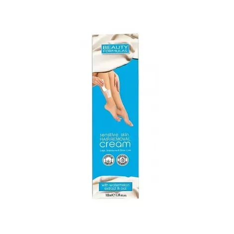 Beauty Formulas Sensitive Skin Hair Removal Cream With Watermelon & Oat 100ml — BEAUTY FORMULAS hair care product