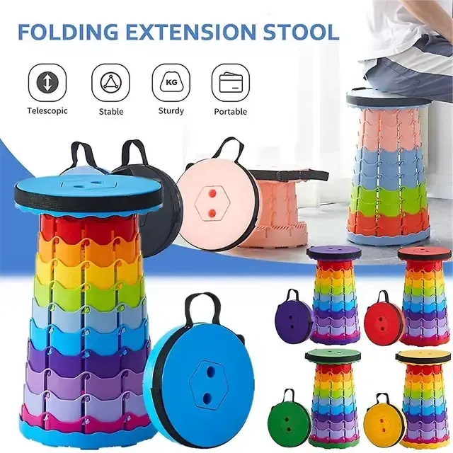 Foldable Telescopic Stool