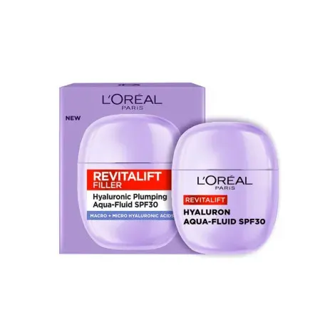 L'Oreal Revitalift Filler Hyaluron Plumping Aqua Fluid SPF30 40ml — LOREAL sunscreen