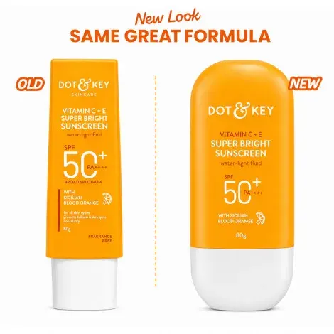 Dot & Key Vitamin C + E Super Bright Sunscreen SPF50+ PA++++ 80g — DOT & KEY sunscreen