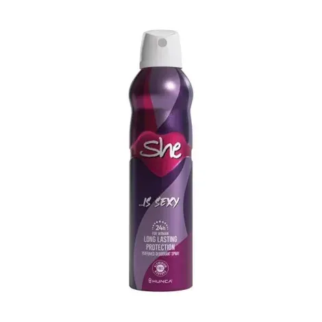 She Is Sexy Long Lasting Protection Perfumed Deodorant Spary 150ml — SHE fragrance