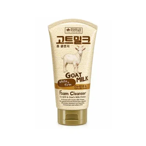 Made in Nature Goat Milk White & Firm Foam Cleanser 100ml — MADE IN NATRE face wash