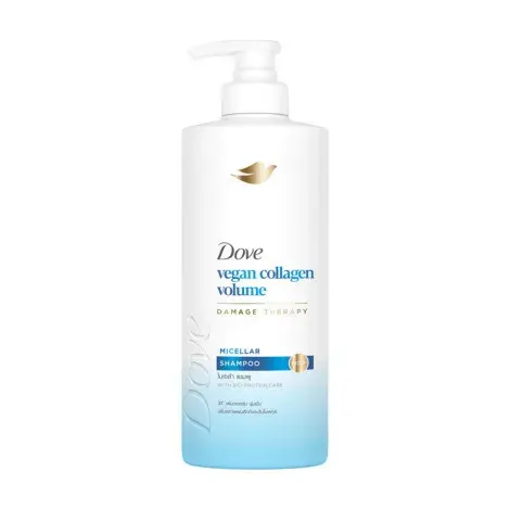 Dove Vegan Collagen Volume Damage Therapy Micellar Shampoo 380ml — DOVE hair care product