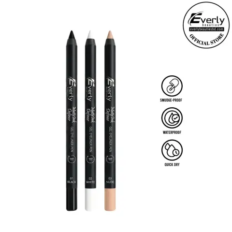 Everly Beauties Matte Ink Definer Waterproof Gel Eyeliner Pen Kajal — Everly Beauties