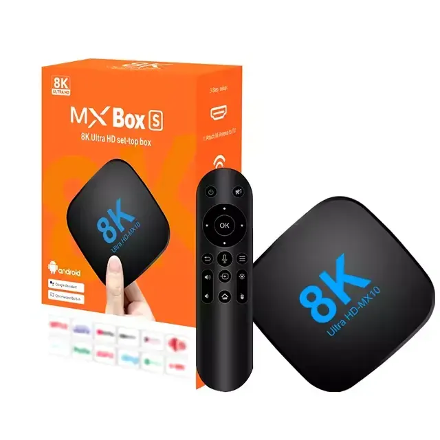 Android 13.0 TV box MXBOX S RK3528 8K HD 4GB 64GB — MX Android TV BOX
