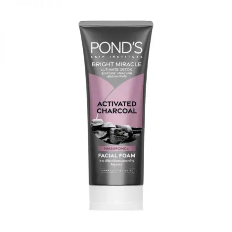 Pond's Bright Miracle Ultimate Detox Activated Charcoal Facial Foam 90g — POND'S face wash