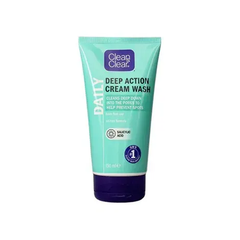 Clean & Clear Deep Action Cream Wash 150ml — CLEAN & CLEAR moisturiser