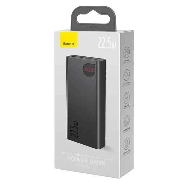 Baseus PPADM20S 22.5W 20000mah Fast Charging Power Bank — Baseus