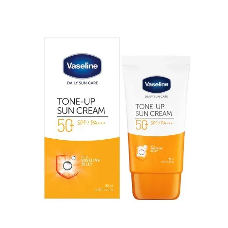 Vaseline Daily Sun Care Tone Up Sun Cream SPF50+ PA+++ 50ml — VASELINE sunscreen