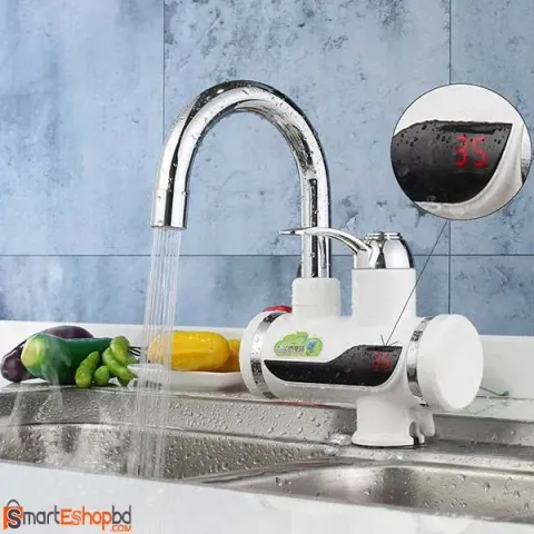Temperature Display Instant Hot Water Tap