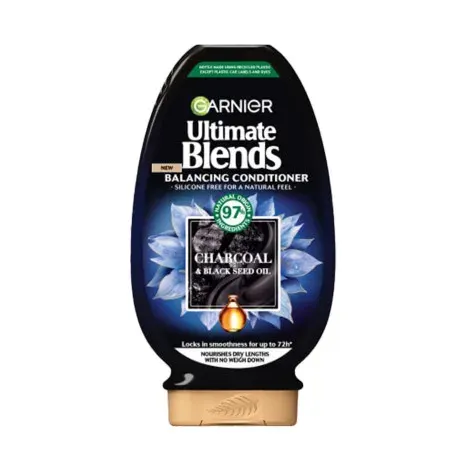 Gariner Ultra Doux Black Charcoal & Nigella Seed Oil Balancing Conditioner 360ml — GARNIER hair care product