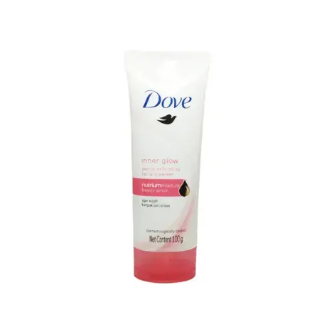 Dove Inner Glow Gentle Exfoliating Facial Cleanser 100g — DOVE face wash