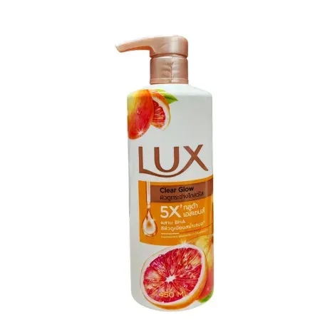 Lux Clear Glow Energizing Grapfruit Fragrance Body Wash 450ml — LUX fragrance