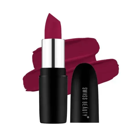 Swiss Beauty Pure Matte Lipstick - 207 Raspberry — SWISS BEAUTY lip colour