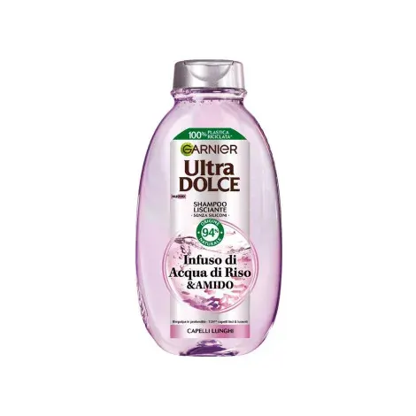 Garnier Ultra Doux Rice Water Infusion & Starch Smoothing Shampoo 250ml — GARNIER hair care product