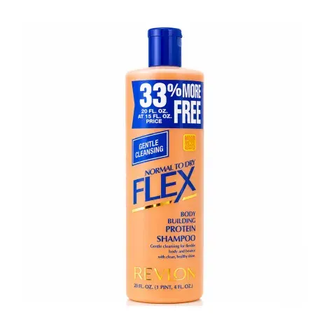 Revlon Flex Body Building Protein Shampoo Normal To Dry 591ml — REVLON hair care product