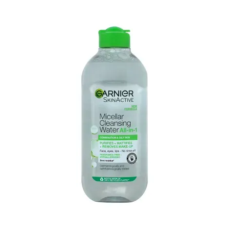 Garnier Skin Active Micellar Cleansing Water All-in-1 For Combination & Oily Skin 400ml — GARNIER cleanser