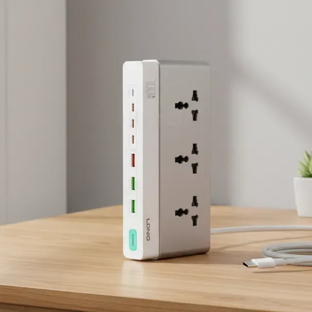 LDNIO SC3 10-in-1 100W GaN Desktop Charging Power Strip — LDNIO