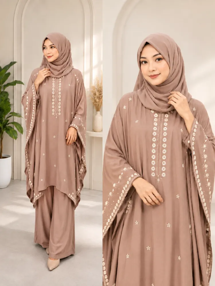 Our latest Kaftan Co-Ord Set- Vs -02- NUD