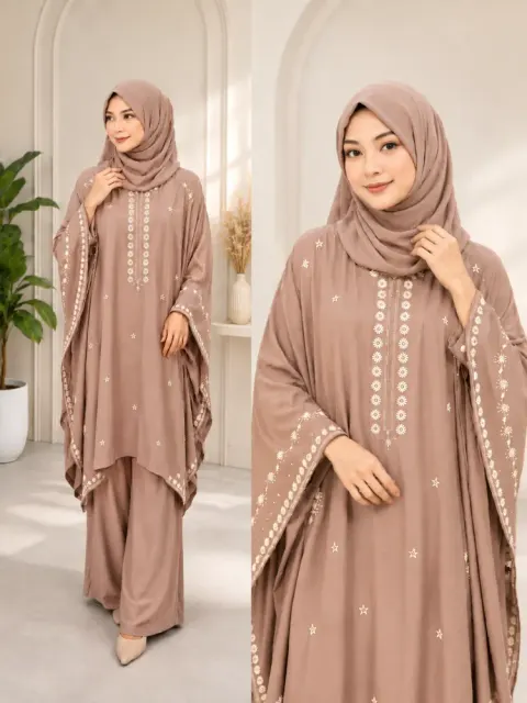 Our latest Kaftan Co-Ord Set- Vs -02- NUD