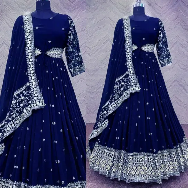 Navy Blue Luxury Women's Gown – Perfect for Every Occasion - Shopemart