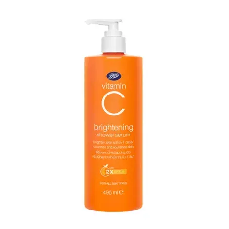 Boots Vitamin C Brightening Shower Serum 495 ml — BOOTS face serum
