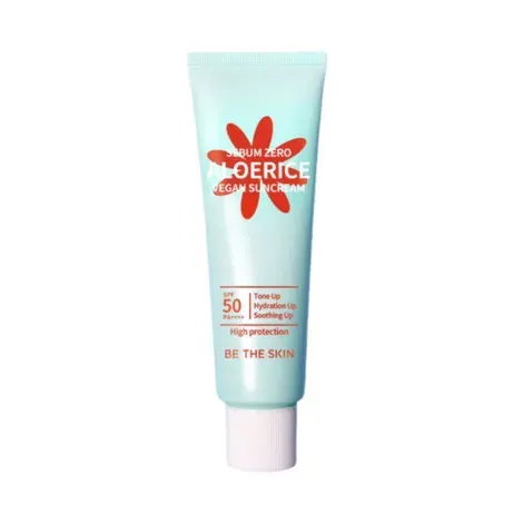 Be The Skin Sebum Zero Aloerice Vegan Suncream SPF 50+ PA++++ 50ml — BE THE SKIN sunscreen