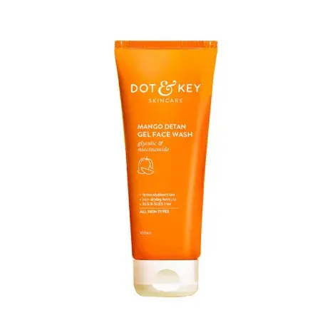 Dot & Key Mango Detan Gel Face Wash 100ml — DOT & KEY face wash