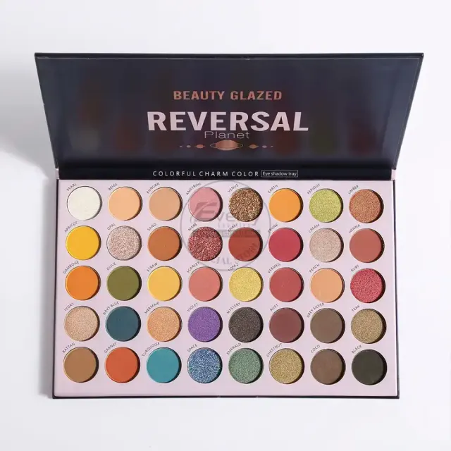 Beauty Glazed Reversal Planet 40 Colors Eyeshadow Palette - Matte, Satin, Shimmer & Metallic — Beaut