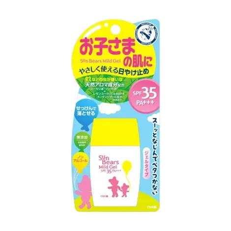 Omi Sun Bears Mild Gel SPF 35 PA+++ 30g — OMI BROTHERHOOD sunscreen