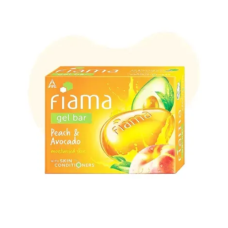Fiama Peach & Avocado Gel Bar 125g — FIAMA beauty product