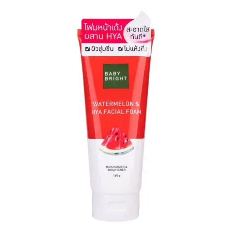 Baby Bright Watermelon & Hya Facial Foam 160g — BABY BRIGHT face wash