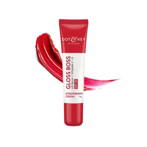 Dot & Key Gloss Boss Lip Balm Vitamin C+E SPF30 - Strawberry Crush12g — DOT & KEY lip care product