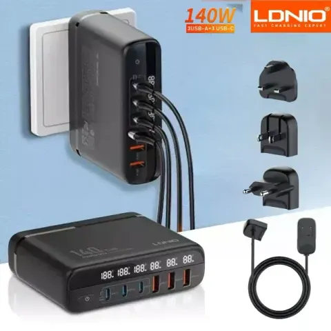 LDNIO 140W GaN Super Fast Desktop Charger — LDNIO
