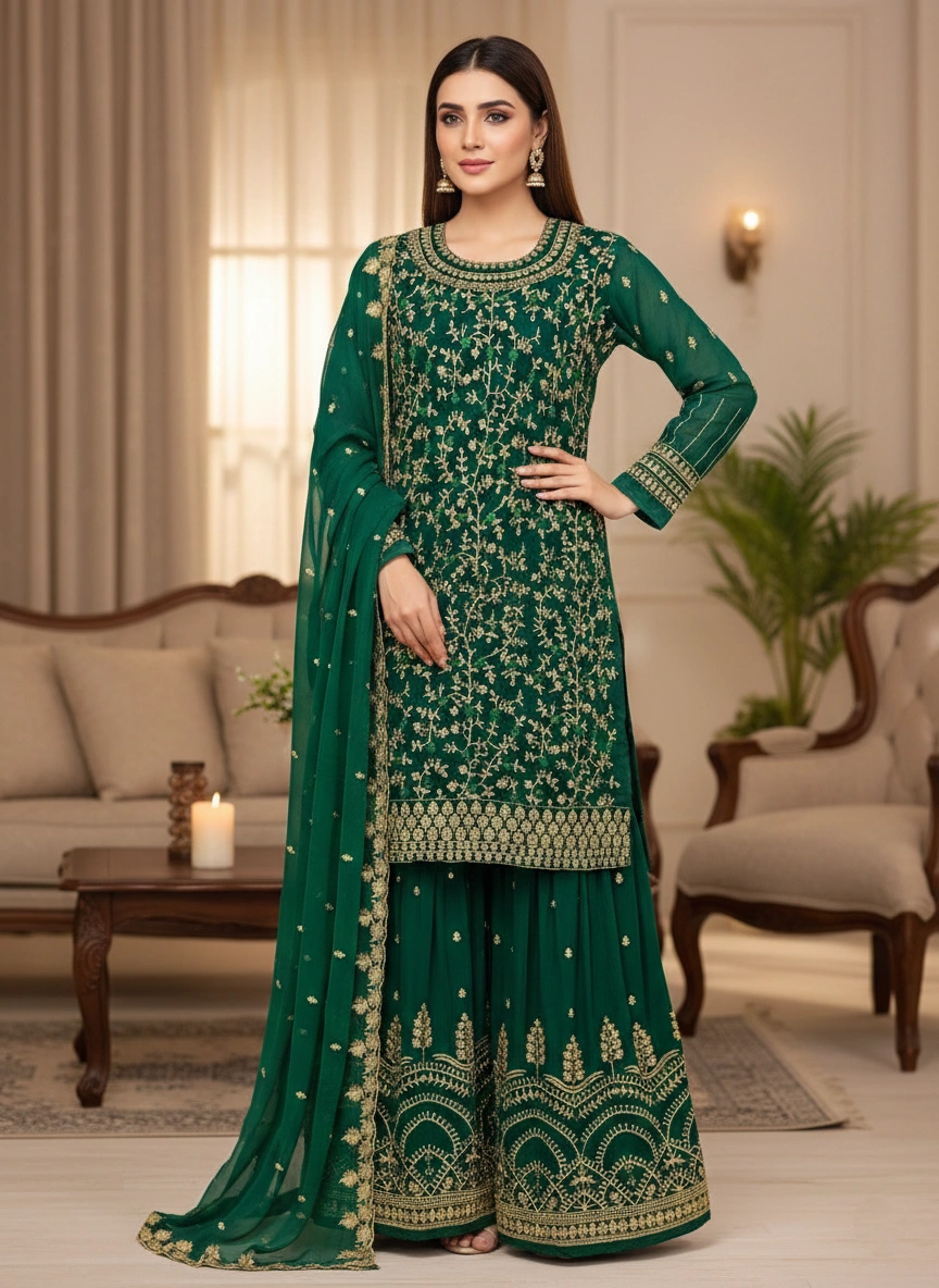 embroidered-georgette-sharara-suit-set-for-women