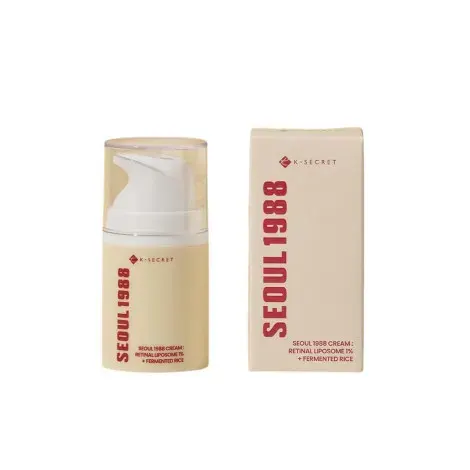 K-Secret Retinal Liposome 1% + Fermented Rice Seoul 1988 Cream 50ml — K-SECRET face serum