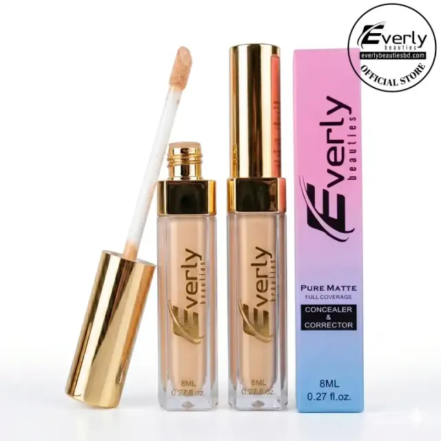 Everly Beauties Pure Matte Full Coverage Concealer & Corrector — Everly Beauties