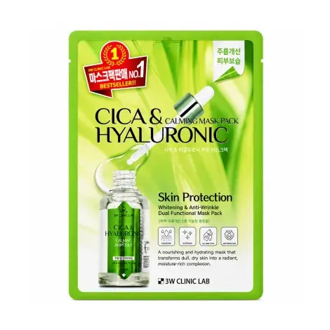 3W Clinic Cicia & Hyaluronic Calming Mask Pack 25ml — 3W CLINIC face serum
