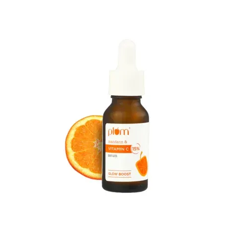 Plum Mandarin & Vitamin C 15% Glow Boost Serum 30ml — PLUM face serum