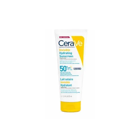 CeraVe Invisible Hydrating Sunscreen SPF50+ 75ml — CERAVE sunscreen