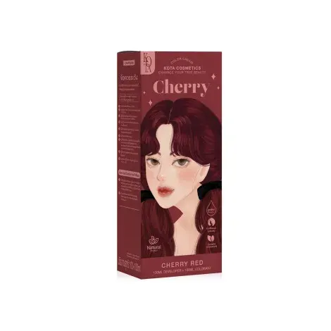 Kota Hair Color Cream Cherry - Cherry Red — KOTA hair care product